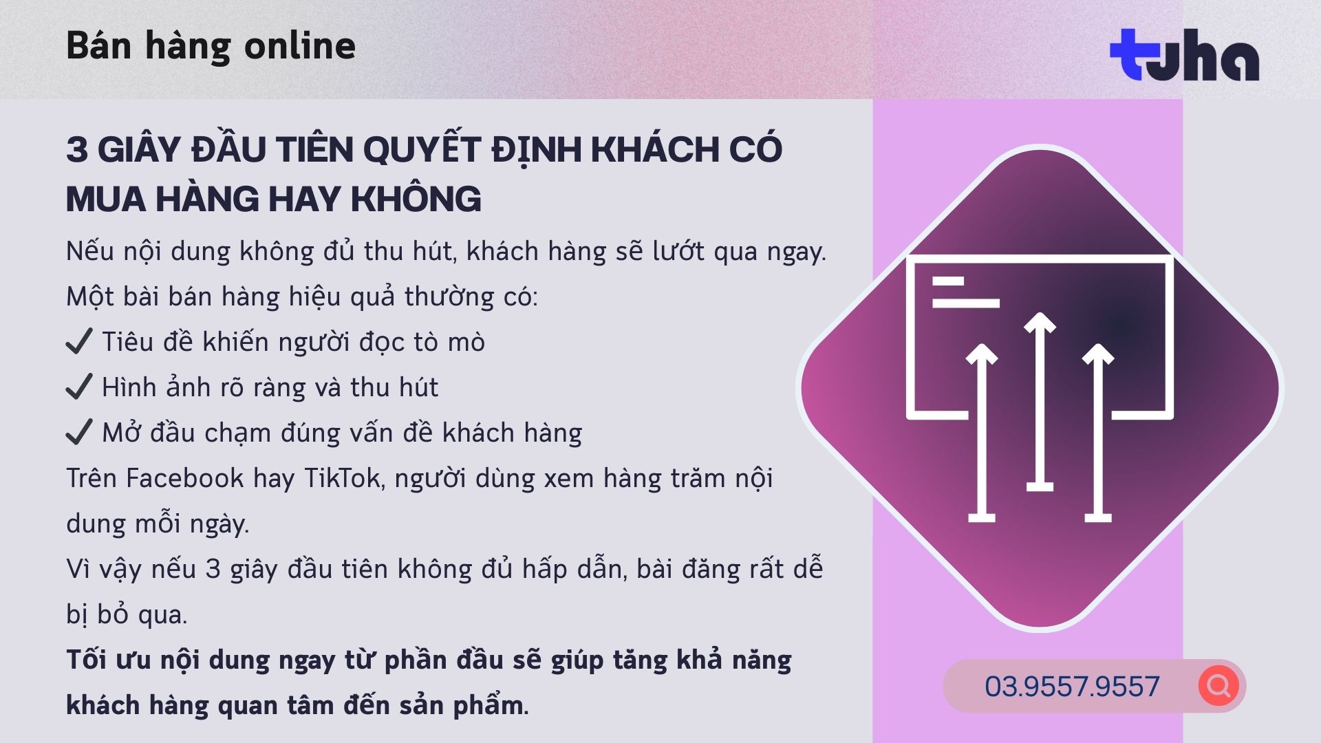 3 giây đầu tiên quyết định khách có mua hàng hay không