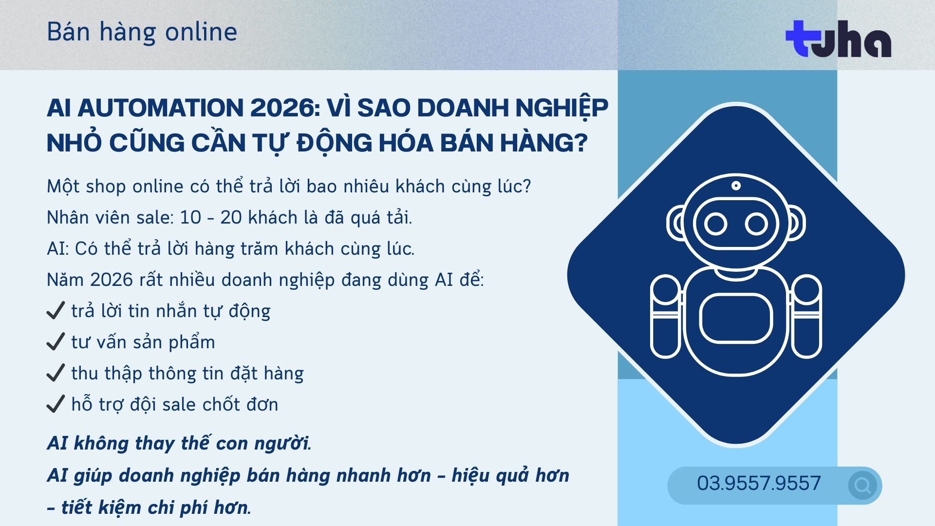 AI Automation 2026: Vì sao doanh nghiệp nhỏ cũng cần tự động hóa bán hàng?