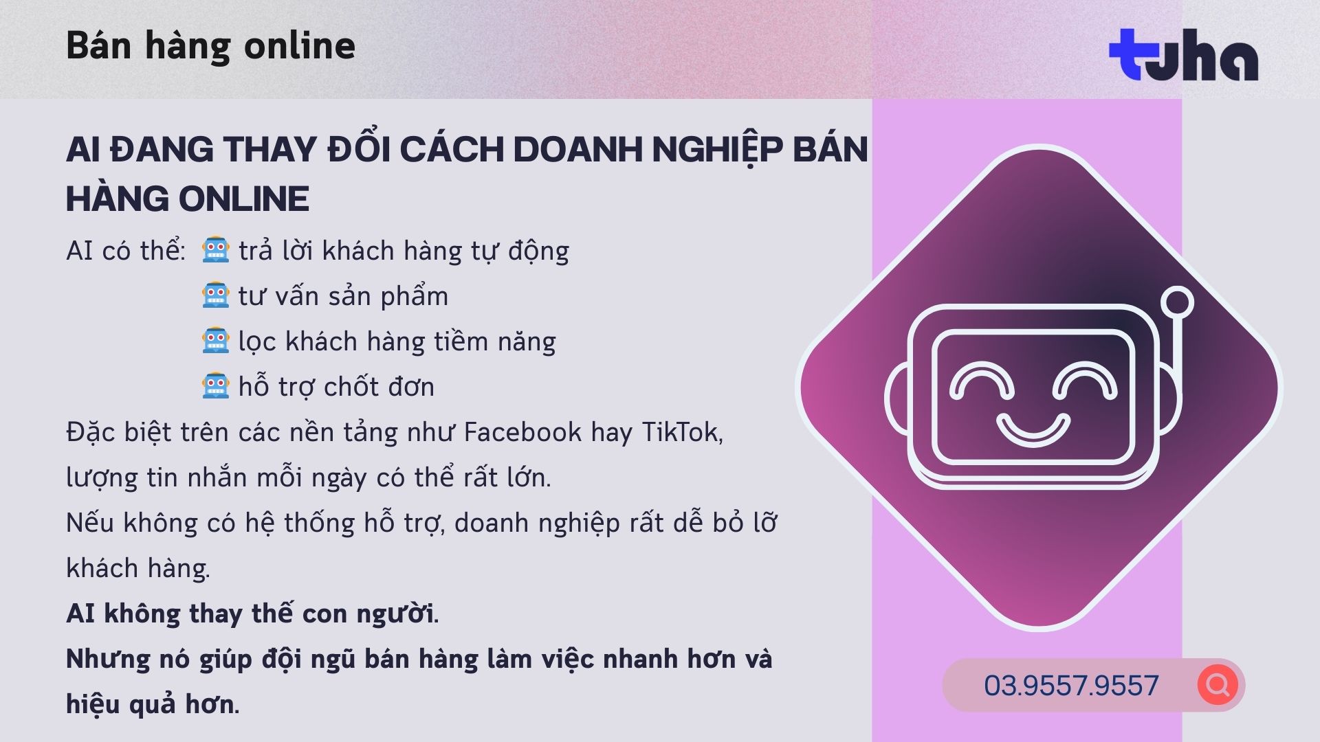 AI đang thay đổi cách doanh nghiệp bán hàng online