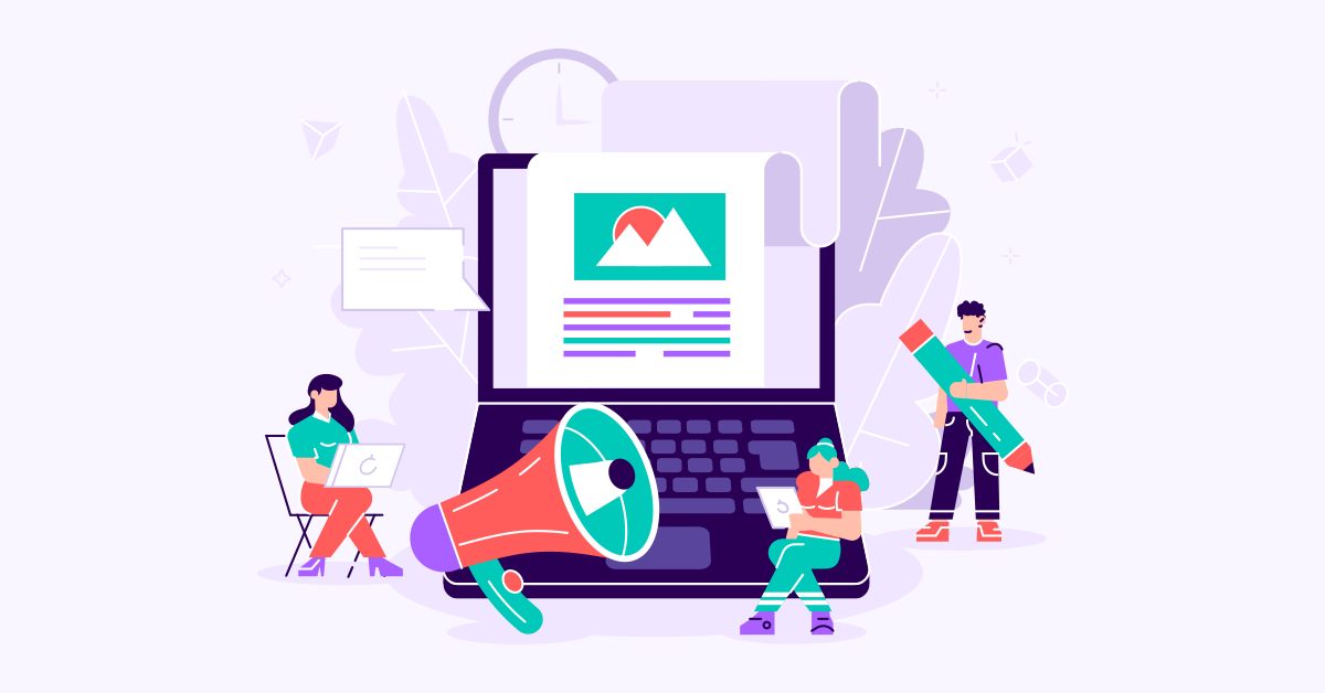 không quảng bá cho hoạt động content