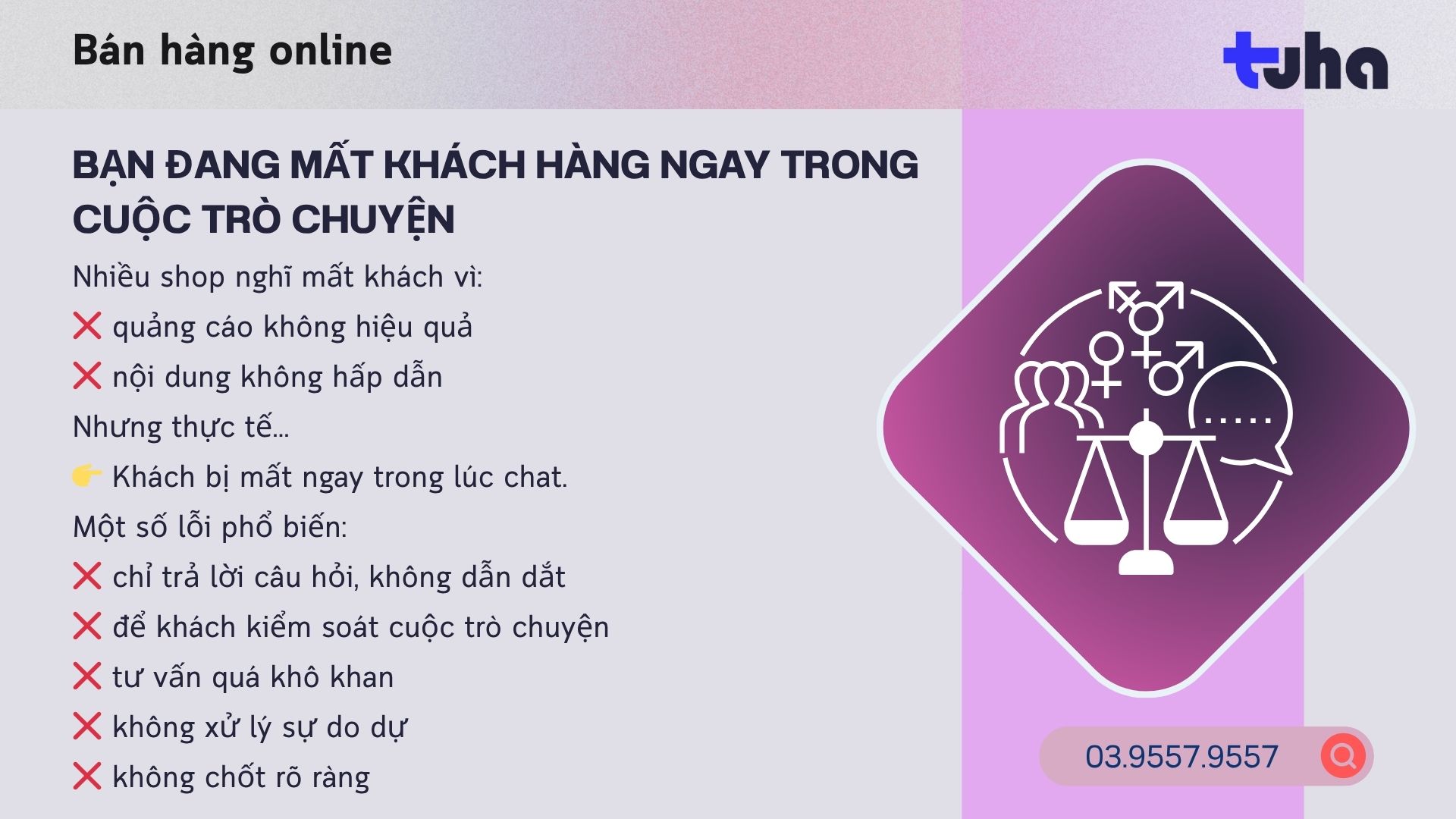 Bạn đang mất khách hàng ngay trong cuộc trò chuyện