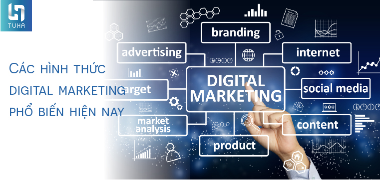 Các hình thức digital marketing phổ biến hiện nay
