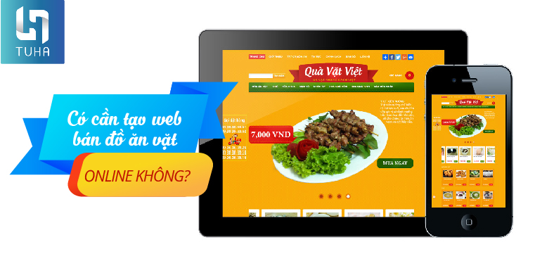 Có cần tạo web bán đồ ăn vặt online không?