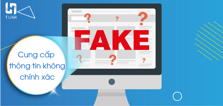 Cung cấp thông tin không chính xác 