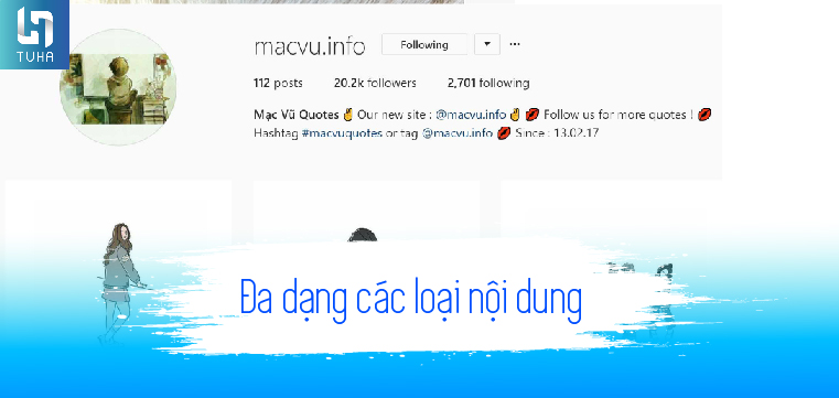 Đa dạng các loại nội dung