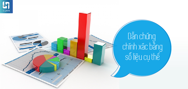 Dẫn chứng chính xác bằng số liệu cụ thể