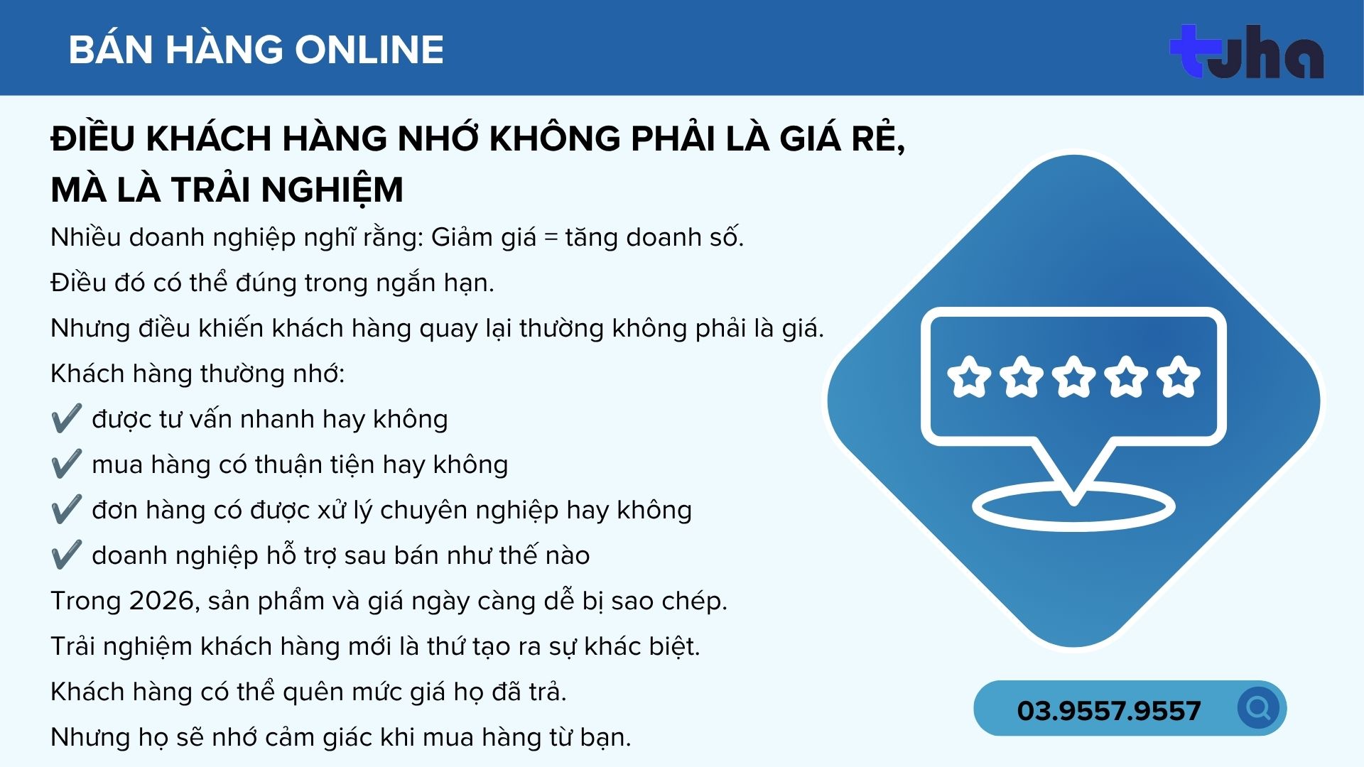 Điều Khách Hàng Nhớ Không Phải Là Giá Rẻ, Mà Là Trải Nghiệm