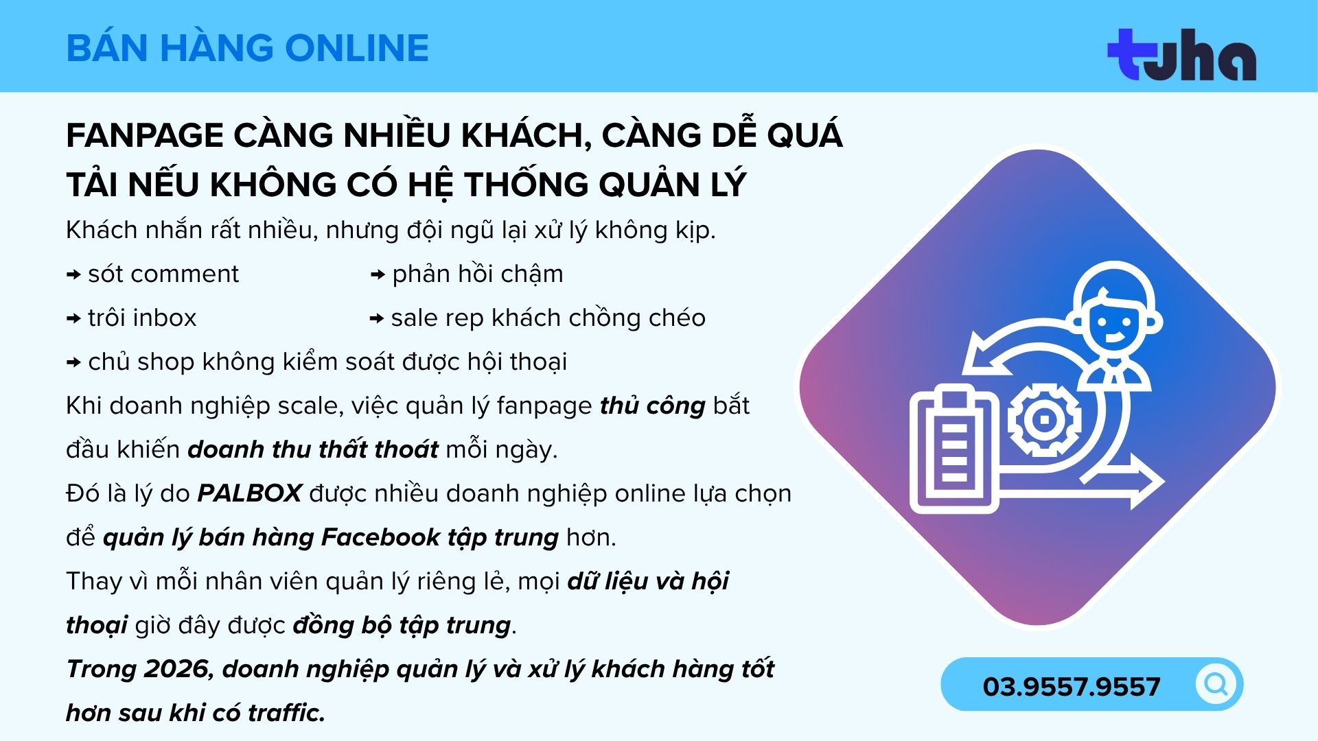 Fanpage Càng Nhiều Khách, Càng Dễ Quá Tải Nếu Không Có Hệ Thống Quản Lý