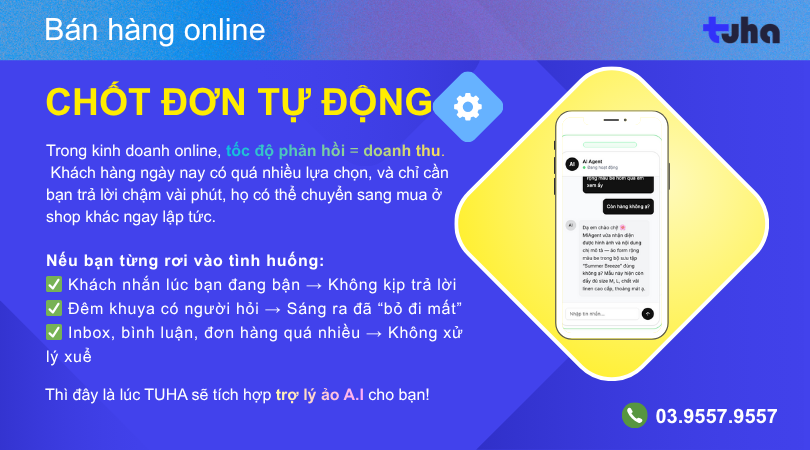 Đừng để khách chờ – AI trả lời tin nhắn siêu tốc giúp bạn chốt đơn trong tích tắc