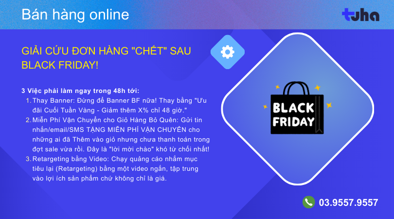 Tối ưu Hậu Black Friday