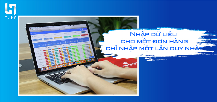 Nhập dữ liệu cho một đơn hàng chỉ nhập một lần duy nhất