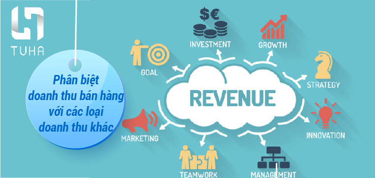 Phân biệt doanh thu bán hàng với các loại doanh thu khác