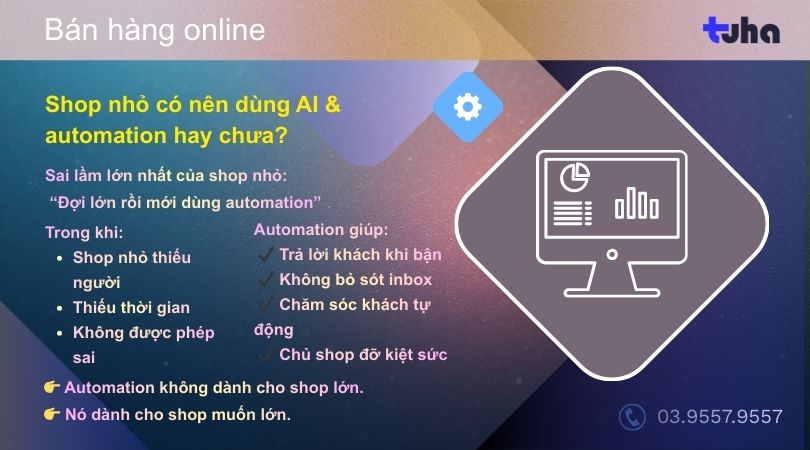 Shop nhỏ có nên dùng AI & automation hay chưa?