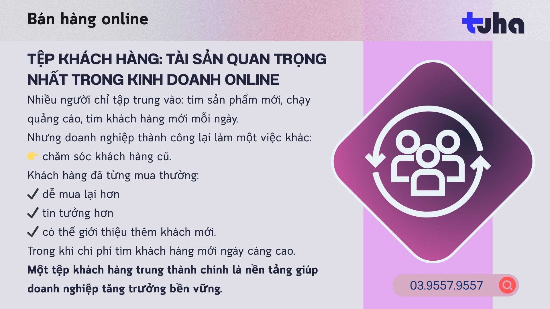 Tệp khách hàng: Tài sản quan trọng nhất trong kinh doanh online