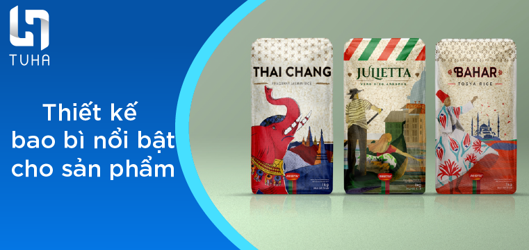 Thiết kế bao bì nổi bật cho sản phẩm