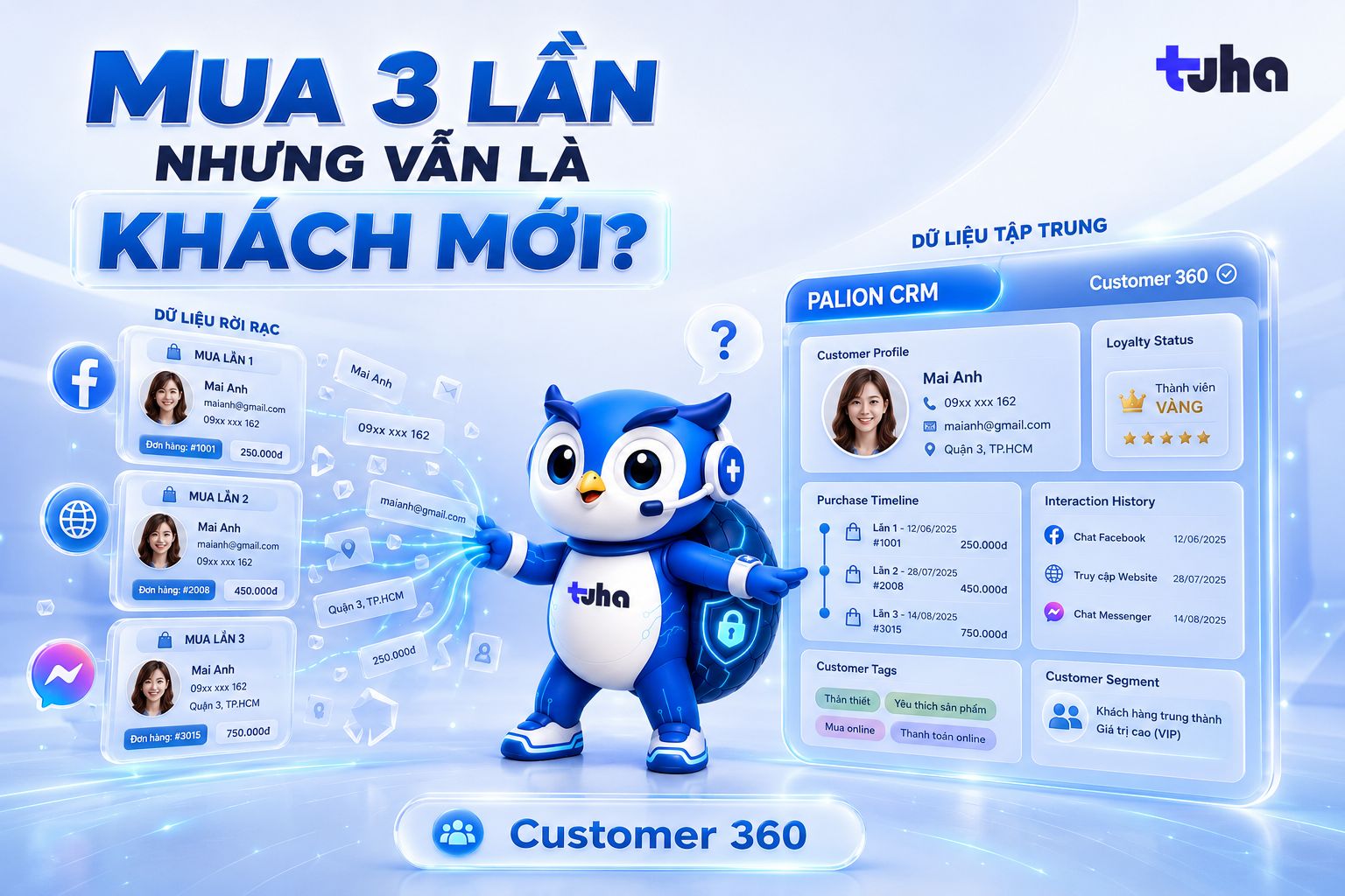Khách Hàng Đã Mua 3 Lần, Nhưng Dữ Liệu Có Được Lưu Trữ Đầy Đủ?
