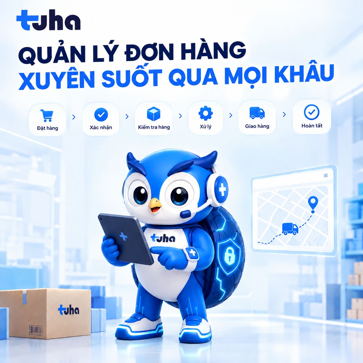 TUHA: ĐƠN HÀNG ĐI QUA NHIỀU KHÂU, LÀM SAO ĐỂ KHÔNG BỊ ĐỨT QUÃNG?