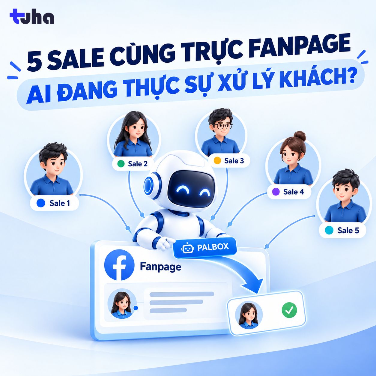 5 SALE CÙNG TRỰC FANPAGE, AI ĐANG THỰC SỰ XỬ LÝ KHÁCH?