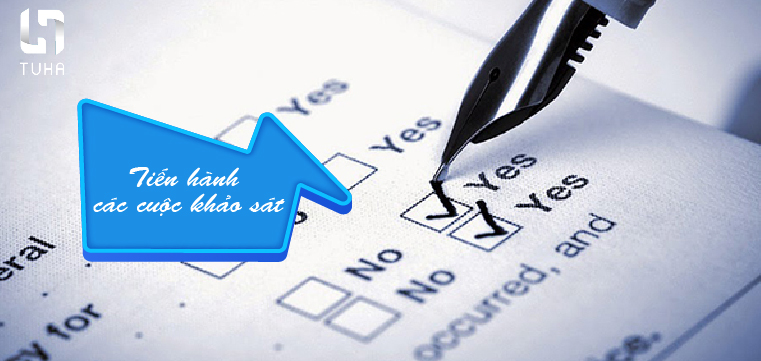 Tiến hành các cuộc khảo sát