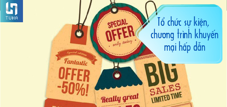 Tổ chức sự kiện, chương trình khuyến mại hấp dẫn