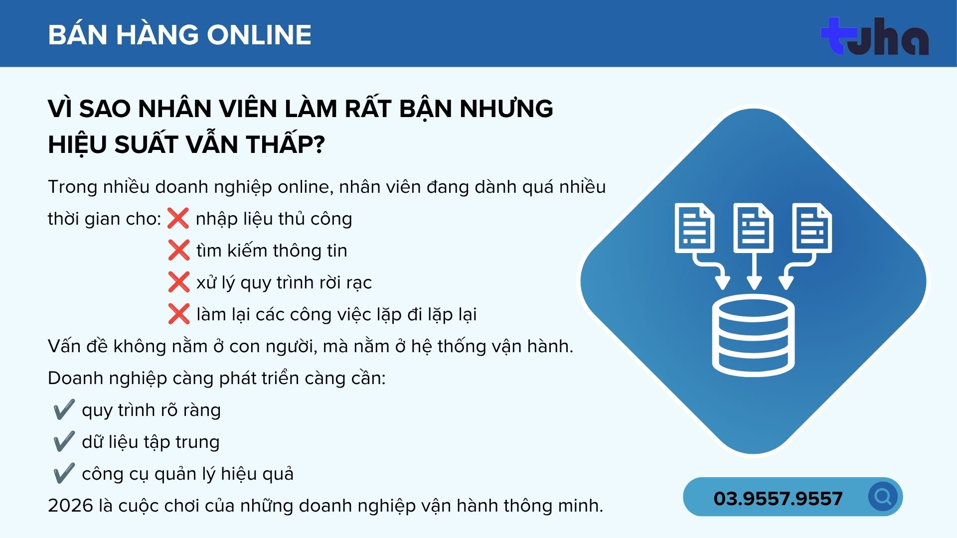 Vì Sao Nhân Viên Làm Rất Bận Nhưng Hiệu Suất Vẫn Thấp?