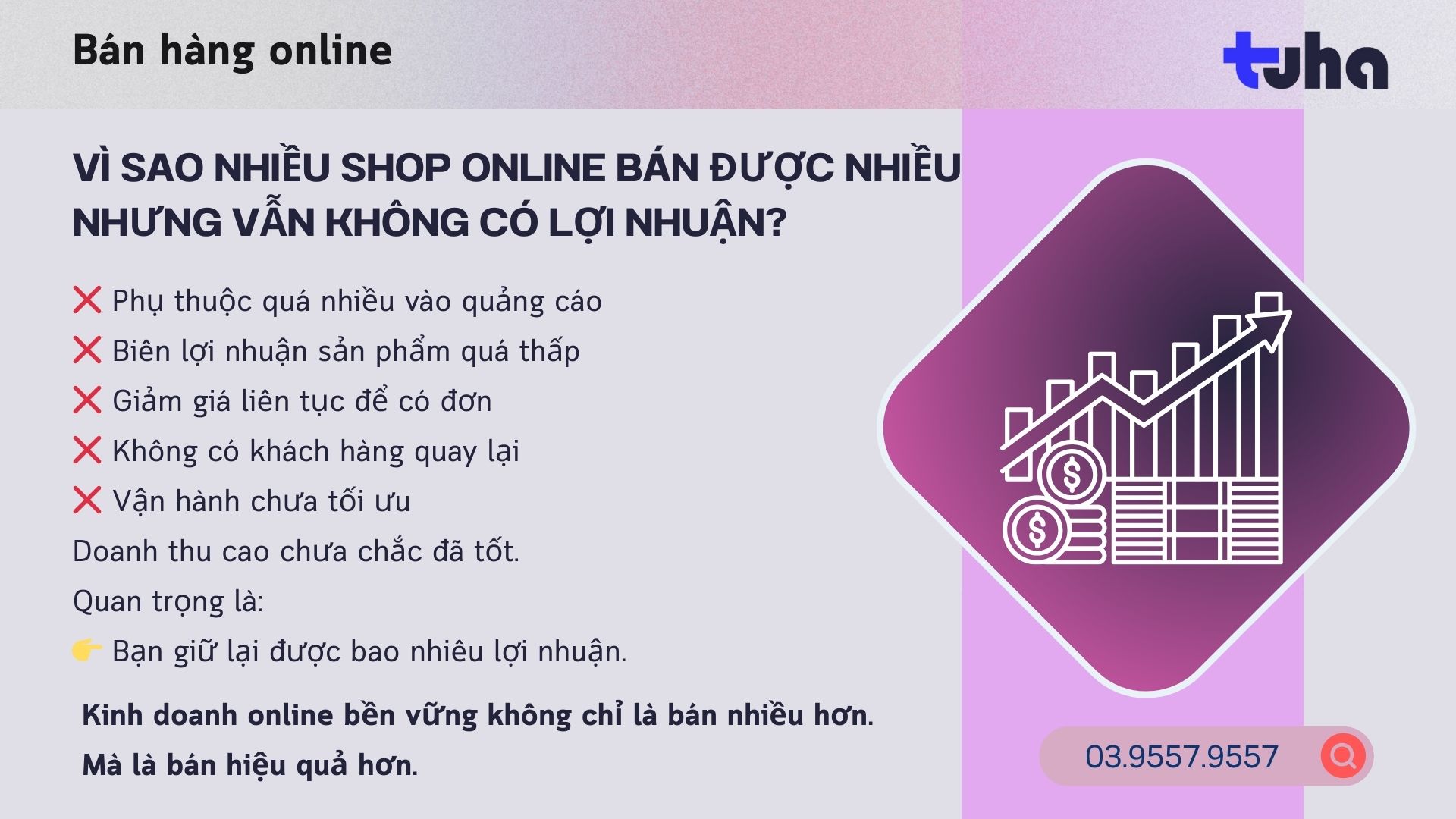 Vì sao nhiều shop online bán được nhiều nhưng vẫn không có lợi nhuận?